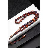Usta İşçilikli Kafur Ağacı Tesbih 8 X 12 Mm Arpa Kesim - T-1763