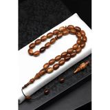 Usta İşçilikli Kuka Ağacı Tesbih 8 X 12 Mm Beyzi Kesim