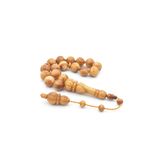 Usta İşi Sistemli Sığırcık Kesim Zeytin Ağacı Efe Maskot Tesbih