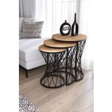 usta mekan Hasır Telli Model Statik Zigon Sehpa Antik Çam Ahşap Tabla