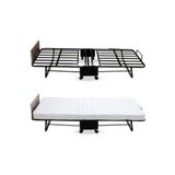 usta mekan Usta Metal Katlanır Yatak + Somya Tek Kişilik (90 X 190 Cm)