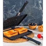 Usta Tostçu Granit Döküm Ocak Üstü El Tost Makinesi St-101 | Çıkarılabilen Plakaları Temizliğinizde Kolaylık Sağlayacaktır.