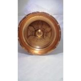 Ustası Antepte Metalik Elişi Işlemeli Kırmızı Bakır Hamam Tası 20 Cm Metal 1