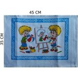 Ustası Antepte Okul Beslenme Örtüsü Erkek 35 x 50 cm 3 Adet