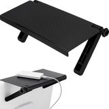Üstü Raf – Ayarlanabilir Tv Üstü Stand, Monitör Üstü Raf, Ekran Üstü Düzenleyici, Karbon Desen Kaymaz Organizer, Modem Kumanda Router Telefon Rafı