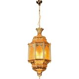 Üstün Avize Özel Tasarım Otantik Şık Tekli Sarkıt Avize – 40 cm - Altın - 1