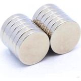 Üstüner Dünya Magnet 20 Adet 15MM x 2mm Yuvarlak Güçlü Neodyum Mıknatıs - Belirtilmemiş