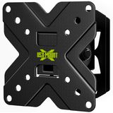 USX MOUNT 10 inç ila 26 inç LED LCD OLED TV'ler ve Monitörler için Ayarlanabilir Eğimli Döner Telli TV Duvara Monte Monitör Montaj Braketi - VESA Boyutu 100 x 100 mm'ye kadar ve Ağırlık Kapasitesi 10 lb'ye kadar - XMS002