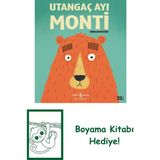 Utangaç Ayı Monti + Boyama Kitabı