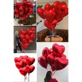 Utelips 6 Adet Sevgililer Günü & Doğum Günü Düğün Partisi Süslemeleri Helyum Balon Seti Kırmızı Balon Ipli