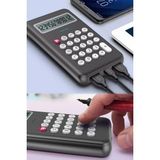 Utelips 8000 Mah Hesap Makinesi & Powerbank Sarj Güç Bankası Universal Öğrenciler Hafif Nazik Iş
