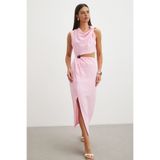 UTERPE Drapeli Cut-Out Elbise