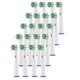utimcare Oral-B Braun Pro 500/1000/1500/3000/3757/5000/7000/7500/8000 ile Uyumlu Yedek Diş Fırçası Başlıkları, Oral B Yedek Başlıkları için Profesyonel Elektrikli Fırça Başlıkları, 20 Adet