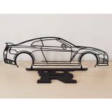 Utk Nissan Skyline Gtr R35 Front Base 20Cm Plastik Masa Süsü Masa Dekorasyonu