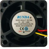 Utkan Elektronik Runda 40X40X20MM 24V 0.08A 8500RPM Kare Fan