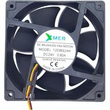Utkan Elektronik Xmer 120X120X38MM 24V 0.80A 3 Kablolu Fan