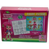 Utku CK7880 Çilek Kız Boyamalı Puzzle -Utku