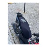 Utku Giyim HARD CORE RİDER YAZILI TÜM MİNİ VE MİDİ SCOOTERLARA UYUMLU MOTOSİKLET SELE KILIFI SİYAH RENK