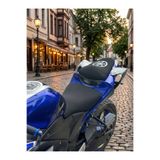 Utku Giyim Yamaha R25 İçin Logolu Artçı ve Sürücü Motosiklet Sele Kılıfı - Full Set Koltuk Koruma