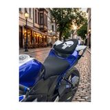 Utku Giyim Yamaha R25 İçin PUNISHER BASKILI Logolu Artçı ve Sürücü Motosiklet Sele Kılıfı - Full Set Koltuk Koruma