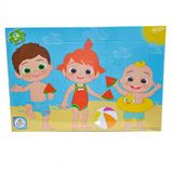 Utku Oyuncak CO7793 Cocomelon 24 Parça Frame Plaj Puzzle