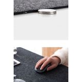 Utku Tasarım Keçe Çalışma Masası Düzenleme ve Oyuncu Mouse Pedi Masa Üstü Düzenleyici Mat 40X100 cm - Gri