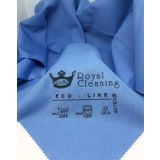 Utlra Mikrofiber temizlik-Cleaning.Royal Cam Bezi (Mavi) iz ve toz bırakmaz. 50X40