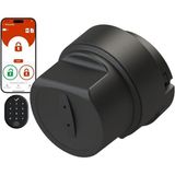 Utopic Rxe Akıllı Kilit, Ios/android Uyumlu, Çelik Kapılar Için, Rozete Montajlı, Delme Biçme ve Değiştirme Olmadan Kolay Montaj (Utopic Rxe + Parmak Izi)