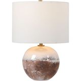 Uttermost Durango Kahverengi Desenli Seramik Abajur - Standart