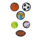 ÜTÜ İLE YAPIŞAN DOKUMA ARMA SETİ PATCH TOP, TOPLAR, FUTBOL, BASKETBOL, TENİS, VOLEYBOL TOPU