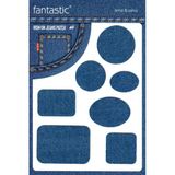 Ütü Ile Yapışan Kot Arma Patch Kot Yaması, Denim, Jeans Onarım & Dekoratif Şekiller (İndigo)