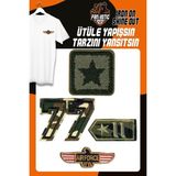Ütü ile Yapışan Nakış, Süzene, Dokuma Karışık Arma Patch Yama Seti Askeri, Air Force Army Model