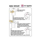Ütü İle Yapışan Supla Tekstil Transfer Dtf Baskı 1837