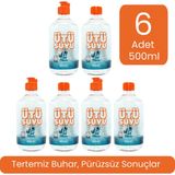Ütü Performans Artırıcı Saf Ütü Suyu – Lekesiz Ütüleme & Pürüzsüz Kayganlık & Güçlü Buhar 6x500 ml - 3 lt
