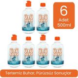 Ütü Suyu Distile Edilmiş Saf Ütü Suyu 6 Adet 500 ml / Zahmetsiz, Kolay ve Hızlı Ütüleme / % - Çok Renkli