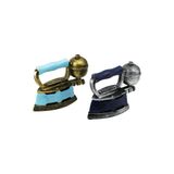 ÜTÜ VİNTAGE DEKORATİF BİBLO - RENKLİ 10.5X11CM REÇİNE (5264)