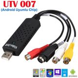 UTV007 Chip Android OTG Windows 10 Uyumlu USB Video Capture Kartı