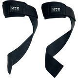 Utx Spor Lifting Straps – Deadlift, Crossfit ve Fitness Için Çift Kayış (Sağ + Sol) - Standart - Siyah
