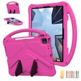 UUcovers Çocuk Kılıfı iPad Air 13" M2 2024 ve iPad Pro 13" M4 2024 ve iPad Pro 12.9 Kapak 6./5./4. Nesil (2022/2021/2020/2018) Kickstand/Kulp/Kalem Tutucu Standı Kız Erkek Kapak, Gül