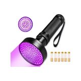 Uv 100 Led Mor işik Fener Sah-Te Para Ultraviyole İdrar Siyah