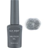 UV Kalıcı Gri Simli Jel Oje 20 - Gel Polish - 12 ml