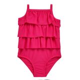 UV Korumalı Askılı Mayo Kız Bebek Yüzücü Mayo 5108 Pembe | 24-36 AY