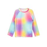 UV Korumalı Batik Kız Çocuk Mayo T-shirt