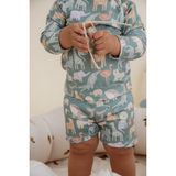Uv Korumalı Mayo Bebek & Çocuk - Safari - Yeşil - 1 - 2 Yaş