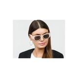 Uv400 Koruma Unisex Güneş Gözlüğü Krem Parlak 1038