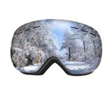 UV400 Korumalı Antisis Özellikli 3 Katmanlı Aynalı Snowboard Kayak Gözlüğü