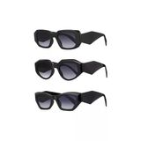 Uv400 Koruyucu Unisex Güneş Gözlüğü 3'Lü Fırsat Seti 1038/1039/1040