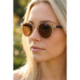 UV400 Polarize Bal Rengi Unisex Güneş Gözlüğü 1355 C2054 - TR90 Esnek Dayanıklı Çerçeve - Kahverengi