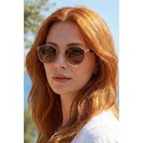 UV400 Polarize Bal Rengi Unisex Güneş Gözlüğü 1373 C2054 - TR90 Esnek Dayanıklı Çerçeve - Kahverengi