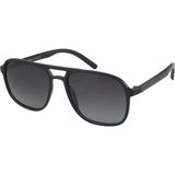 UV400 Polarize Siyah Unisex Güneş Gözlüğü 1353 C0101 - TR90 Esnek Dayanıklı Çerçeve